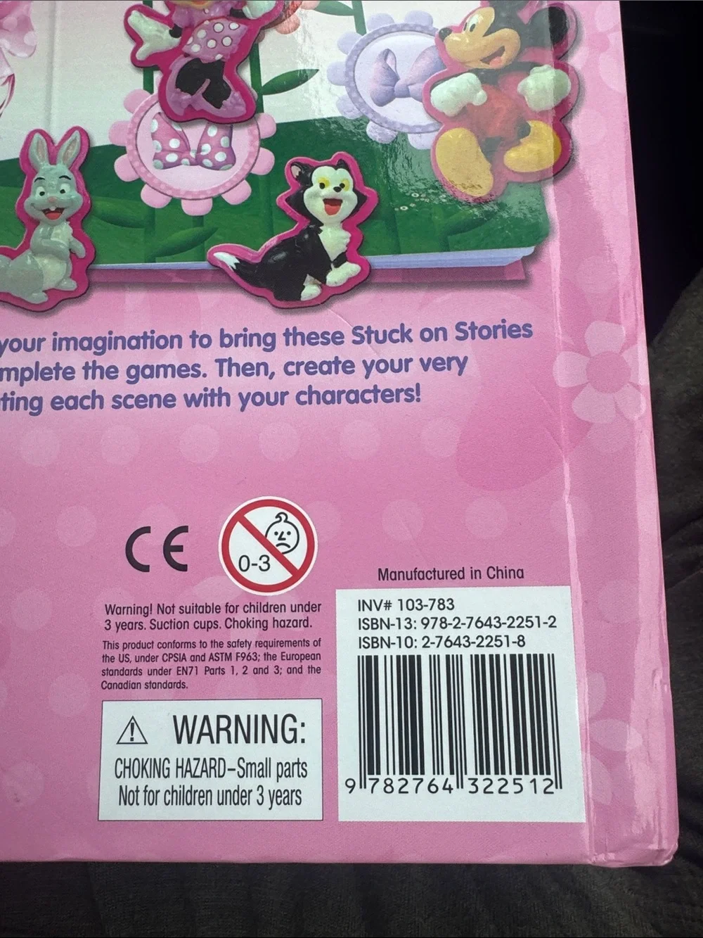 Disney Minnie & Friends Pink Suction Cup Story Set